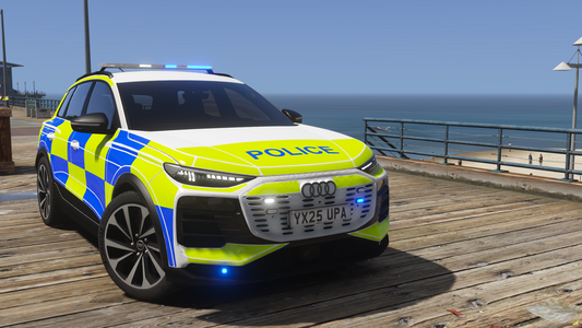 Marked Traffic Audi Q6 Etron 2025