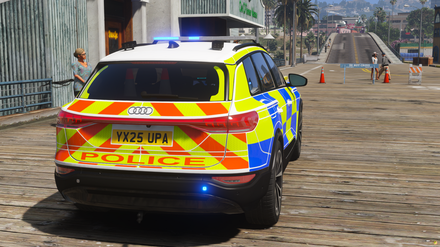 Marked Traffic Audi Q6 Etron 2025