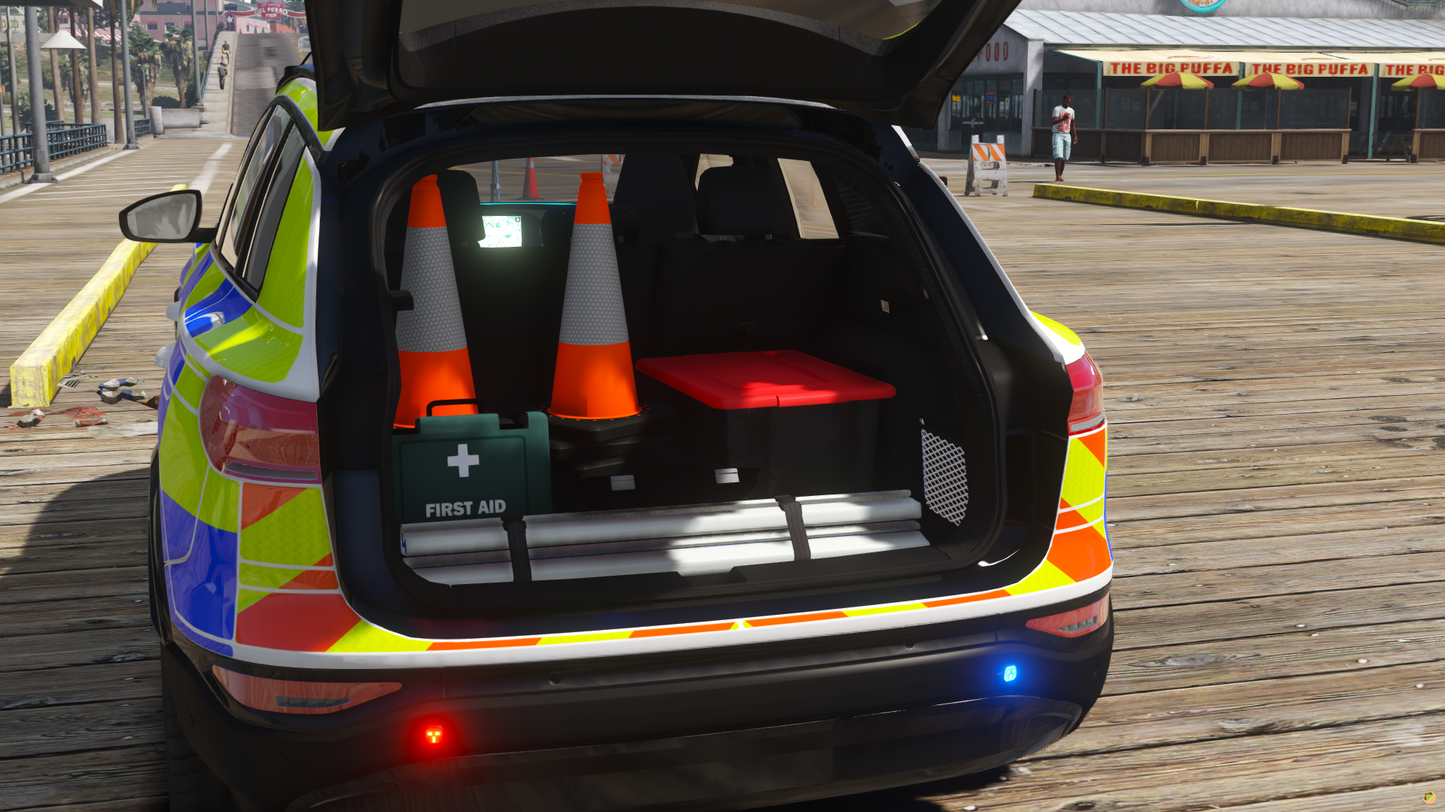 Marked Traffic Audi Q6 Etron 2025
