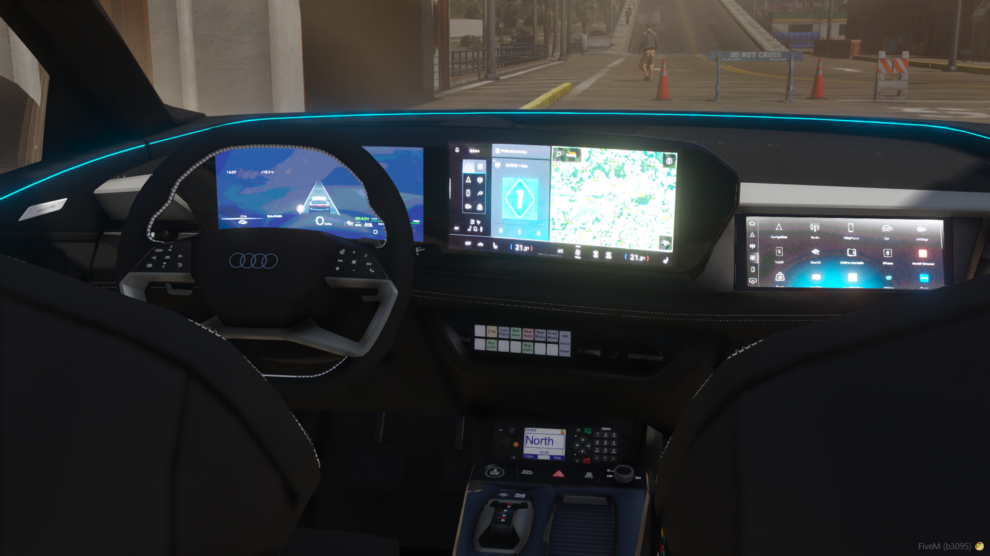 Marked Traffic Audi Q6 Etron 2025