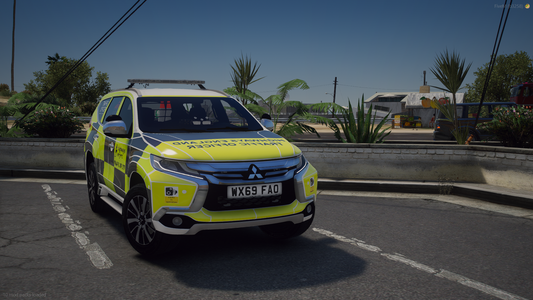 National Highways Mitsubishi Shogun Sport 2019