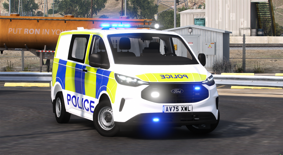 Moddex Development Marked Ford Transit Station Van 2025 – Moddex Development
