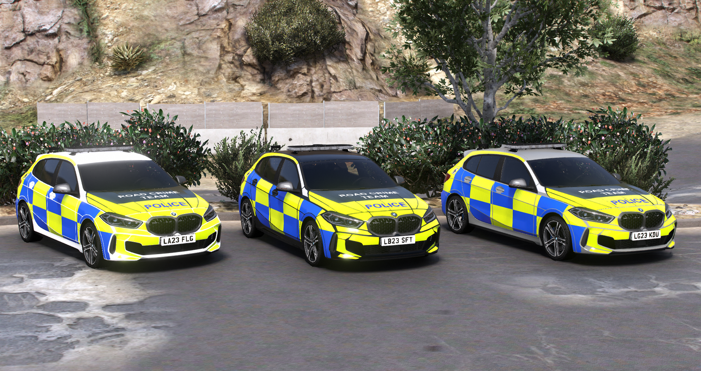 Marked Road Crime Team BMW M135i 2023
