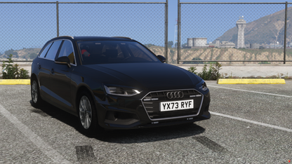 Unmarked Traffic Audi A4 Avant 2023