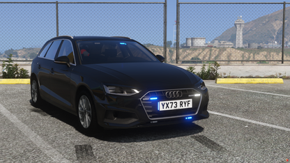 Unmarked Traffic Audi A4 Avant 2023