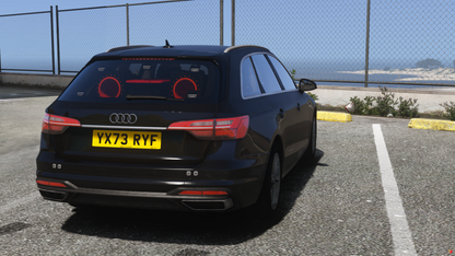 Unmarked Traffic Audi A4 Avant 2023