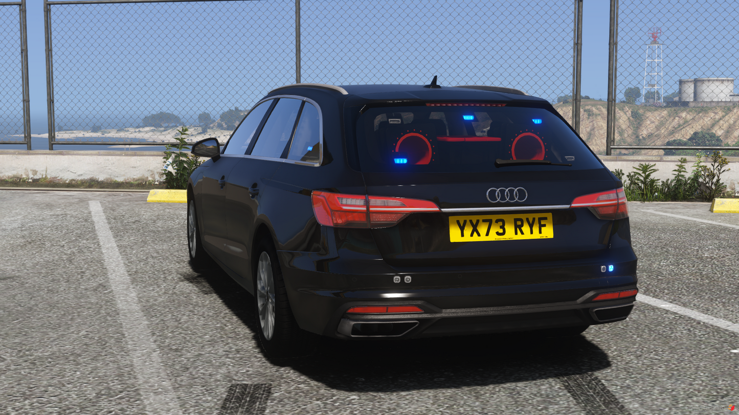 Unmarked Traffic Audi A4 Avant 2023