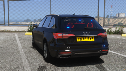 Unmarked Traffic Audi A4 Avant 2023