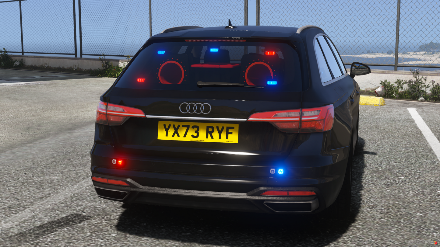 Unmarked Traffic Audi A4 Avant 2023
