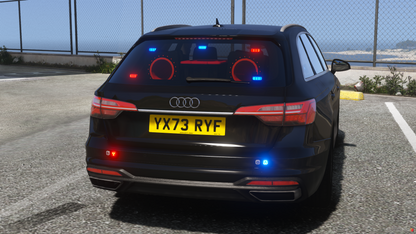 Unmarked Traffic Audi A4 Avant 2023