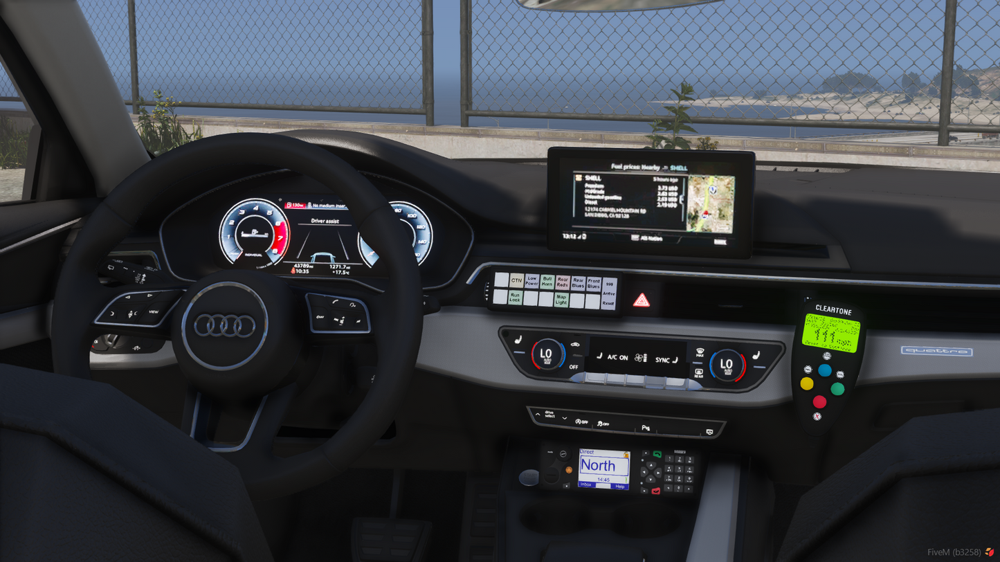 Unmarked Traffic Audi A4 Avant 2023