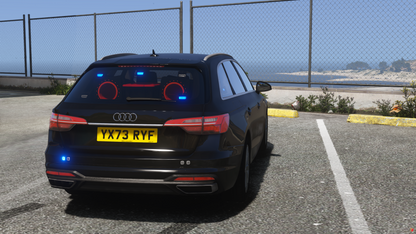 Unmarked Traffic Audi A4 Avant 2023