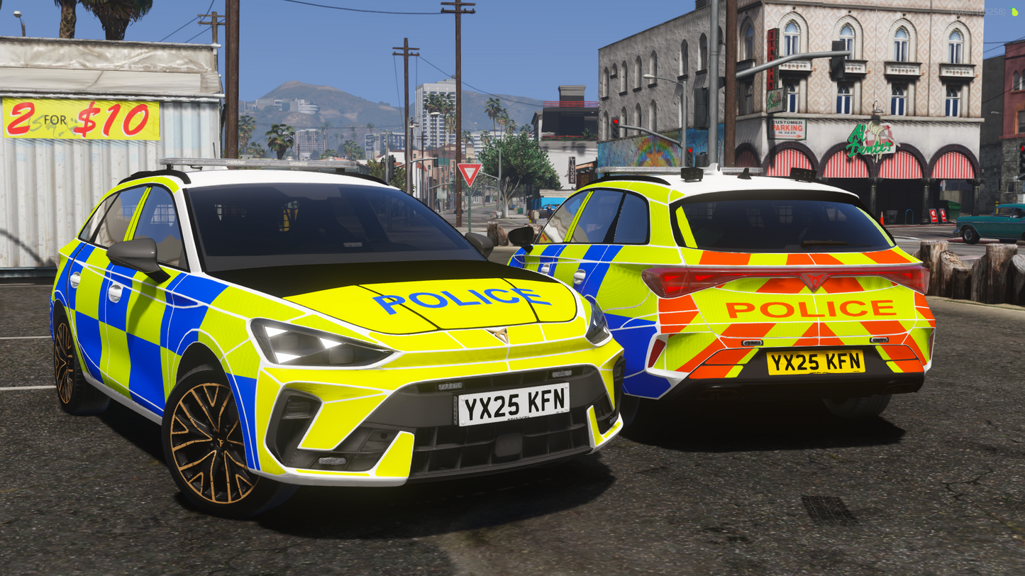 Marked Traffic Cupra Leon Estate 2025
