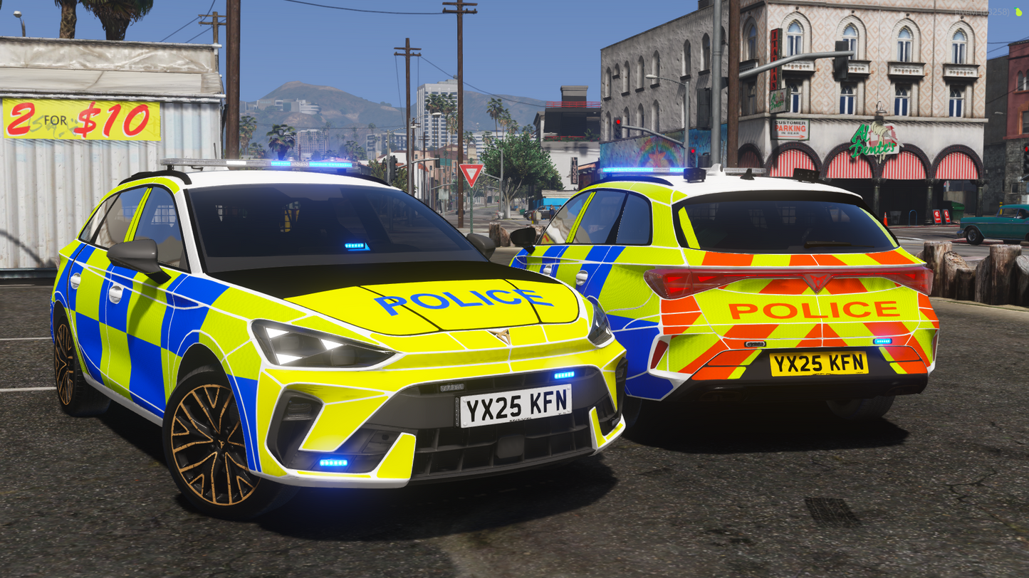 Marked Traffic Cupra Leon Estate 2025