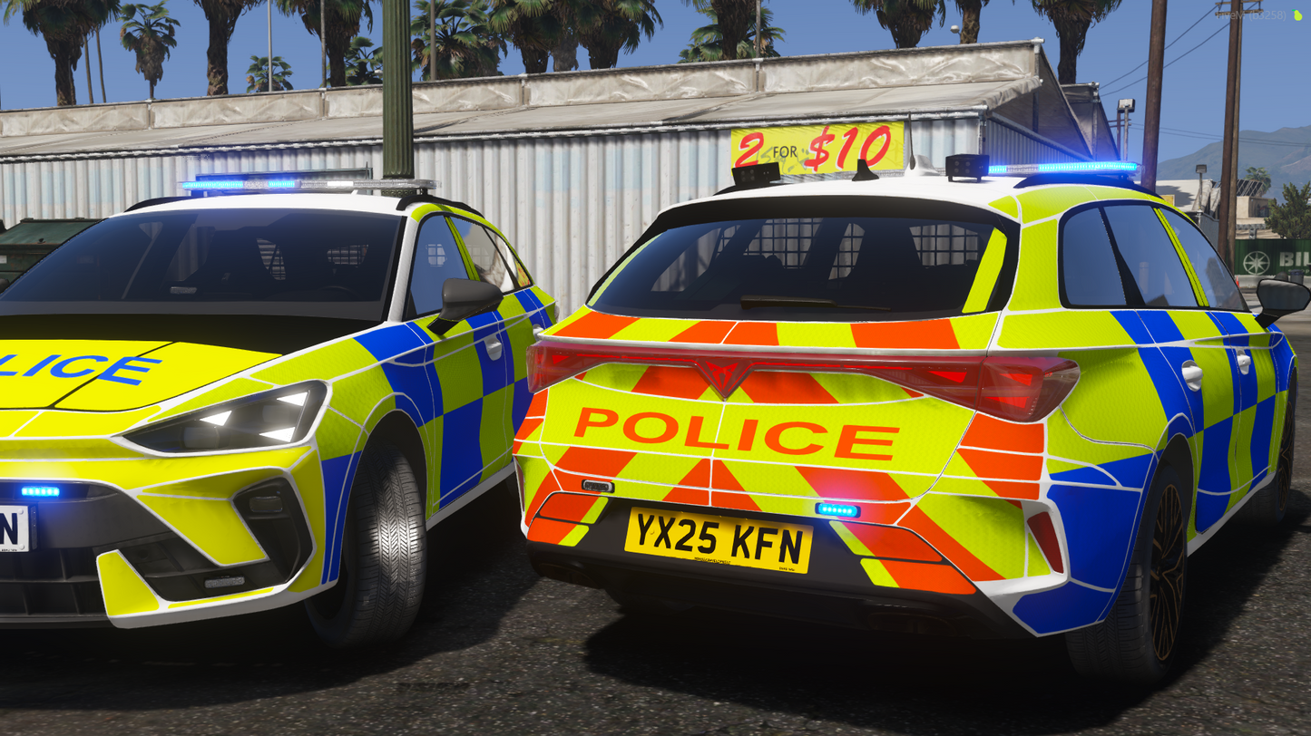 Marked Traffic Cupra Leon Estate 2025