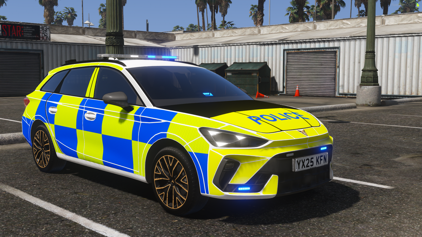 Marked Traffic Cupra Leon Estate 2025