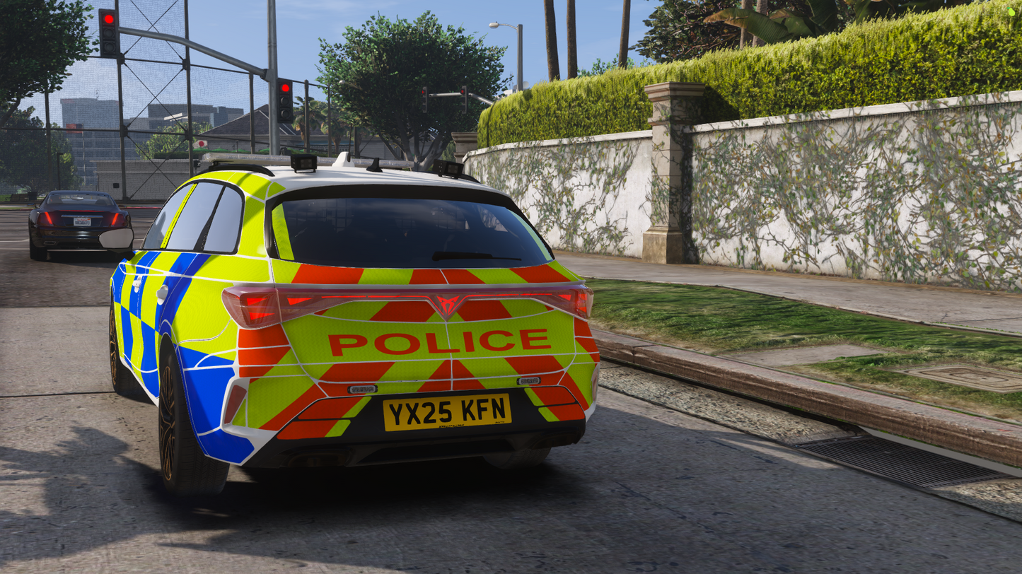 Marked Traffic Cupra Leon Estate 2025