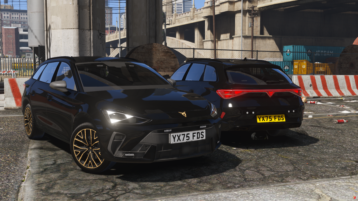 Unmarked Traffic Cupra Leon Estate 2025