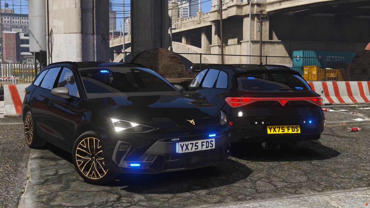 Unmarked Traffic Cupra Leon Estate 2025