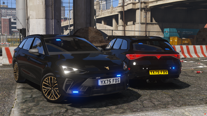 Unmarked Traffic Cupra Leon Estate 2025