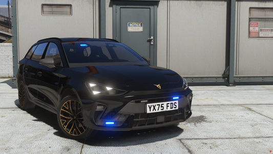 Unmarked Traffic Cupra Leon Estate 2025