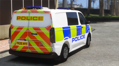 Marked Airport Police Ford Transit 2025