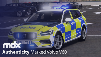 Marked Traffic Volvo V60 2025