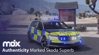 Marked Traffic Skoda Superb 2025