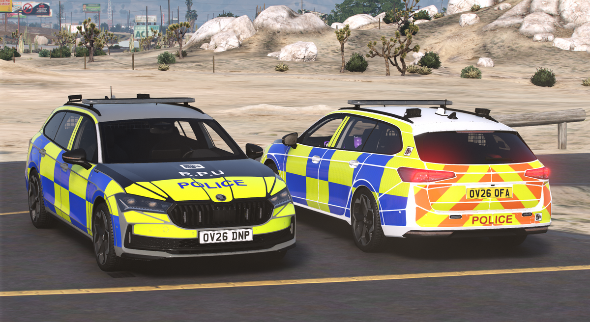 Marked Traffic Skoda Superb 2025