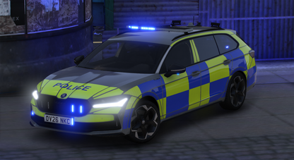 Marked Traffic Skoda Superb 2025