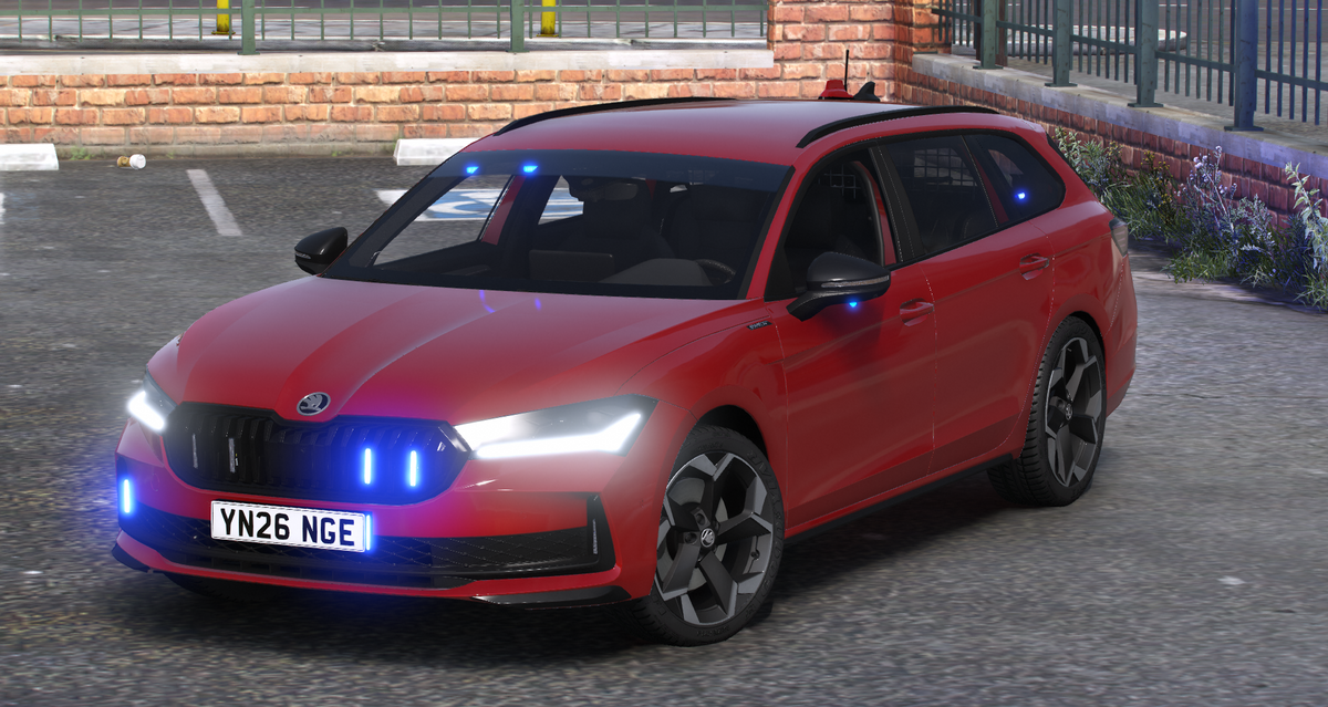 Unmarked Traffic Skoda Superb 2026