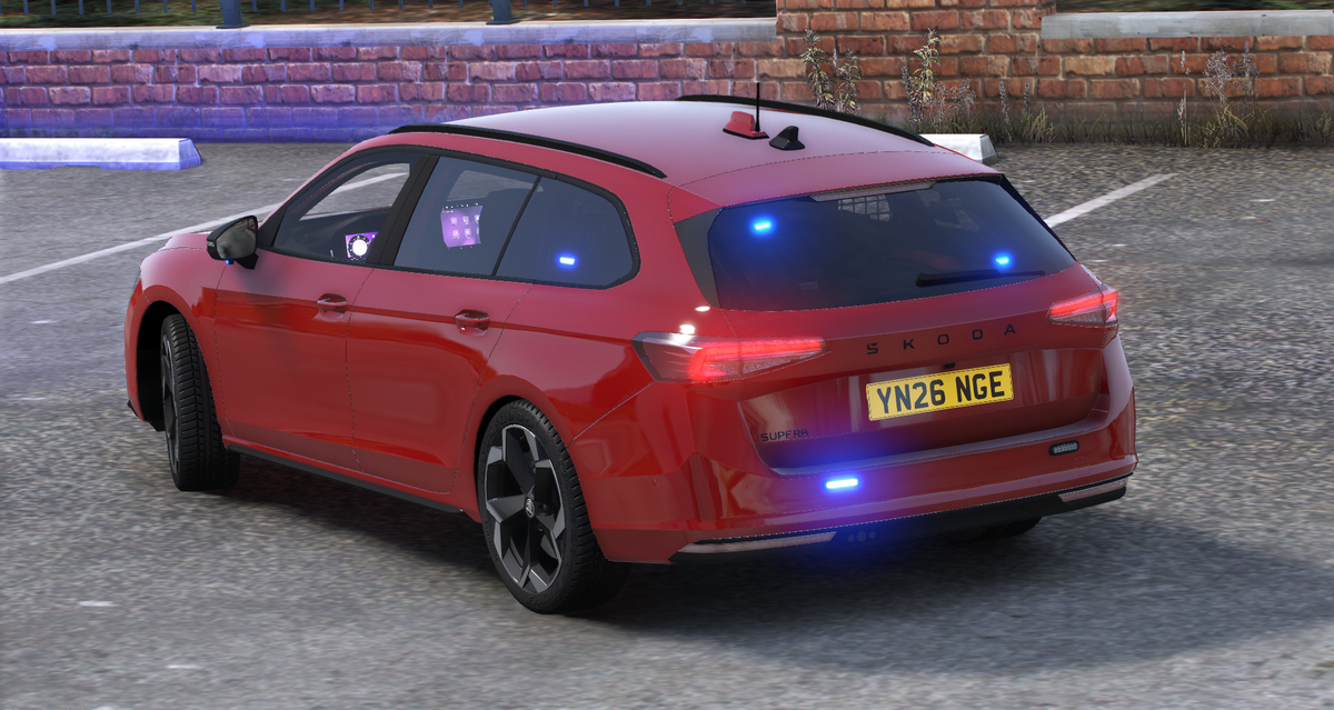 Unmarked Traffic Skoda Superb 2026