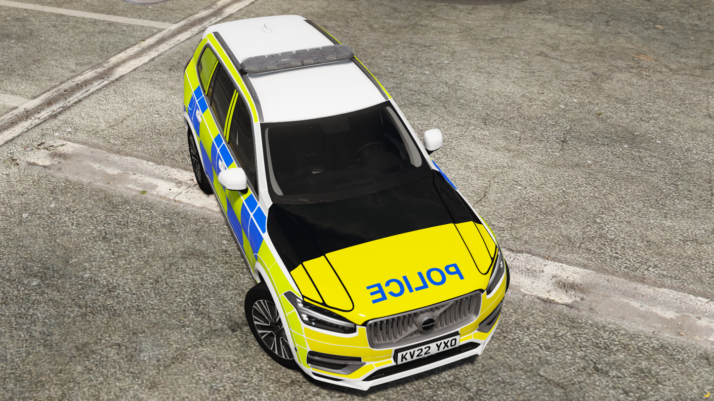 Marked Police Demonstrator Volvo XC90 2022