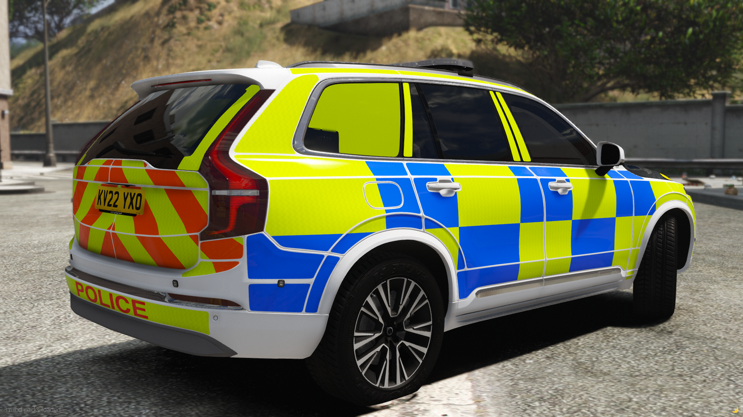 Marked Police Demonstrator Volvo XC90 2022