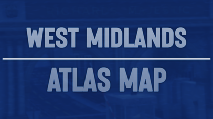 West Midlands Atlas Map