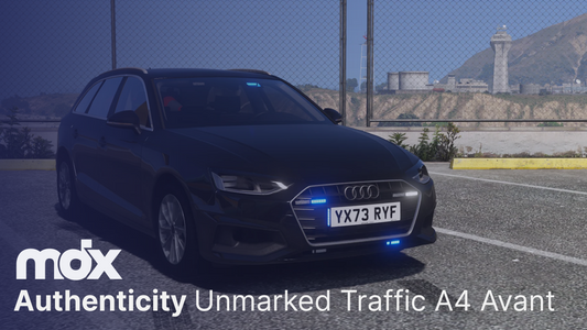 Unmarked Traffic Audi A4 Avant 2023