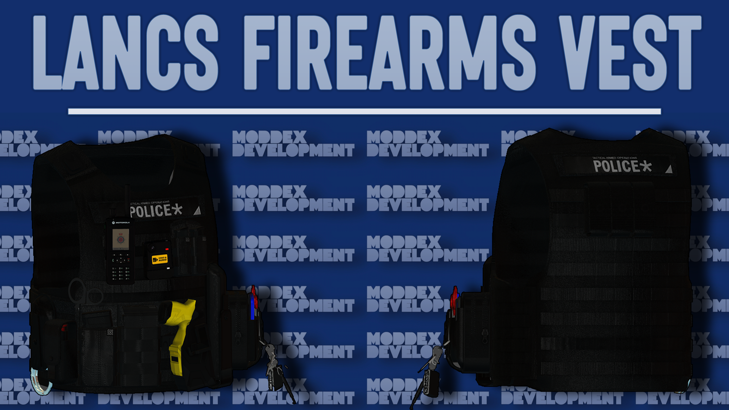 Lancashire Police Firearms Vest