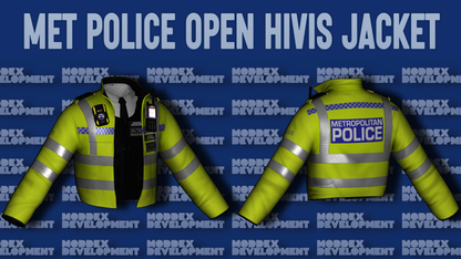 Met Police Open Hivis Vest