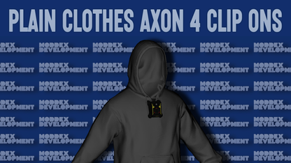 Plain Clothes Axon 4 Clips Ons