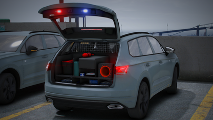 Generic Unmarked Traffic 2024 Volkswagen Touareg ELS